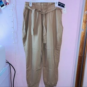 Brand new ultra high rise joggers